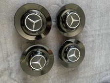Mercedes Benz Radnabenkappen / Felgendeckel Schwarz