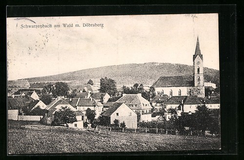 Ansichtskarte schwarzenbach - ansichtskarte,