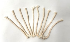 10 alte Dochte  Ø ca. 3 mm