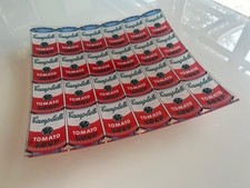 Rosenthal Andy Warhol  Campbell's  weiß/rot  Schale 35 cm quadr