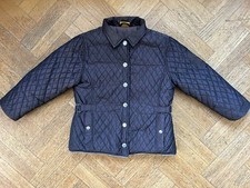 Steiff Steppjacke, braun, Gr. 116 cm (6 Jahre), Knopf im Ohr