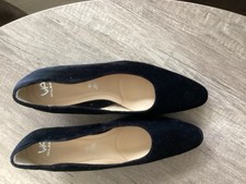 Pumps -Designer Samt Abendschuhe Elegant GR.6,5 Via Milano Schwarz