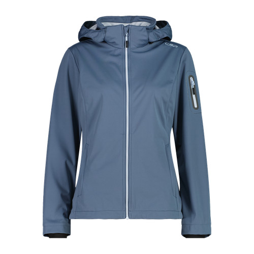 Cmp woman jacket zip hood - zip,