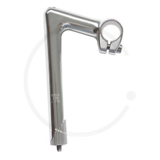 1 Zoll Rennrad Schaftvorbau 1" klassisch silber | Klemmung 25.4 - 60mm o. 80mm