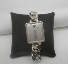 Franz Scheuerle – 925 FS Silber Damen Armbanduhr „Markasiten Rand“