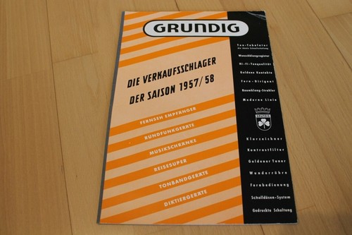 Prospekt brochure grundig - brochure,