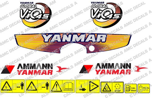 Yanmar vio bagger - vio, aufkleber