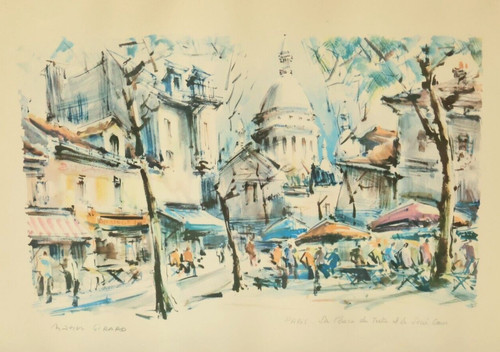 Marius girard paris grafik - marius,