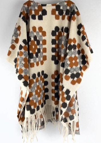 Stoff für poncho aus - stoff,