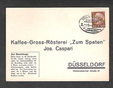 Karte m/Bahnpoststempel " TRIER-BULLAY, Z---5--16.8.38 ; Hindenburg-Mi.-Nr: 513
