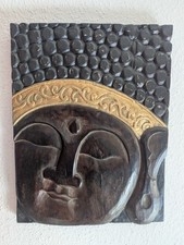 Buddha, Holz, Wandbild, Relief, 59*39*4 cm