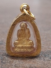 Anhänger Kette Gold Budda 24 Karat