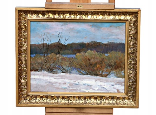 Winterliche landschaft der - winterliche,