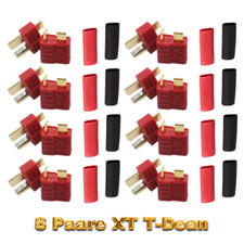 8 Paare XT Dean T-Stecker