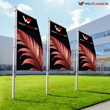 Premium werbefahne zur - werbefahne,