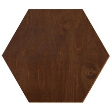 Holz Hexagon Kastanie