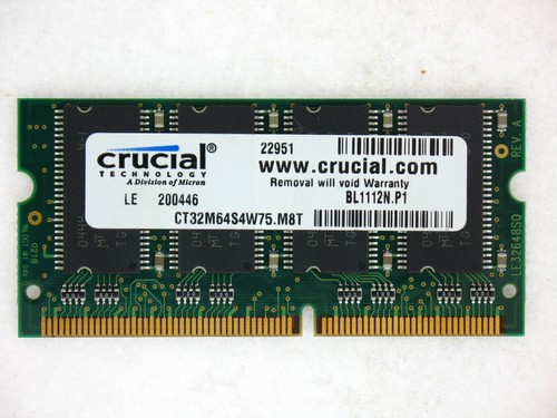 Crucial ct32m64s4w75 256mb - crucial,