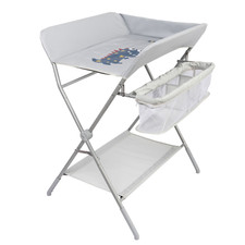 ONVAYA® Wickelkommode Bade- und Wickelkombination mit Auflage Messleiste & Dino 