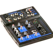 Gemini Sound GEM-05USB - Kompakter 5-Kanal-Analogmischer mit einem rauscharmen M