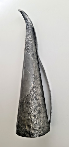 Zinn vase henkel handarbeit - vase,