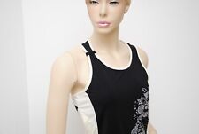 Damen Sommer Radtrikot Ärmellos NORTHWAVE FIZZ TANK Schwarz