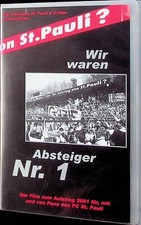 VHS Videokassette Fussball Bundesliga FC St.Pauli Wir waren Absteiger Nr.1  2001