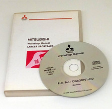 Mitsubishi Lancer Sportback Werkstatthandbuch Reparaturanleitung 2009 CD