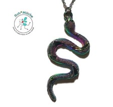 Halskette Schlange Gefahr Gift Amulett Talisman Glücksbringer Geschenkidee