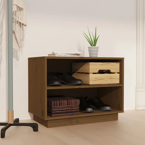 Schuhschrank grau 60x34x45 cm - 60x34x45,