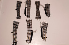 7 Modelleisenbahn Spur TT Tillig Pilz Weichen mit Antrieb Schienen