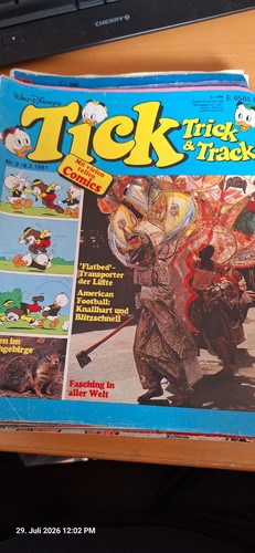 Comic tick trick track nummer - comic,