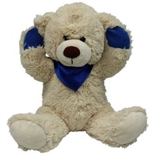 Kuschelwuschel Teddybär mit magnetischen Händen & Ohren, blau Kuscheltier 30