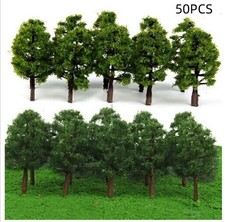50 Stück Modell Bäume