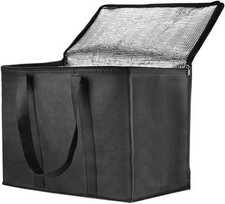 Große isolierte Kühltasche 41x33x26cm – ideal für Camping, Picknick & Einkau