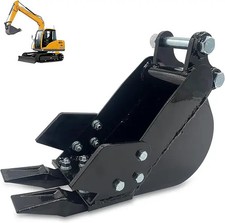 Tieflöffel Baggerschaufel Minibagger Löffel  Anbau - 200mm