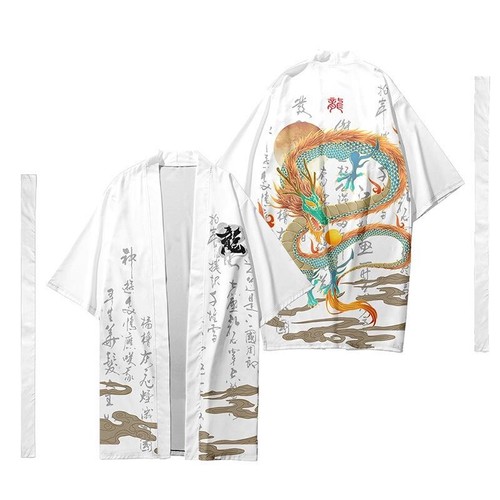 Herren langer kimono mantel - herren,