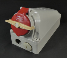 CEEform Wand-Steckdose | 16A-6h | 220/380V~ | 240/415V~ | 5 polig