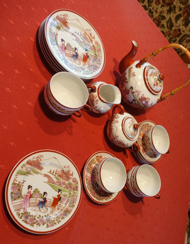 Teeservice japan geisha - teeservice,