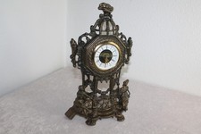 Kaminuhr Tischuhr Messing