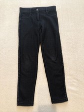 Teddyhose Jeggings Mädchen Grösse 134 Warm Gefüttert Glitzer Yigga Schwarz