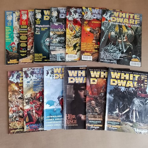 Warhammer white dwarf hefte - white,
