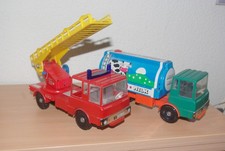 Feuerwehr und Milchlaster made