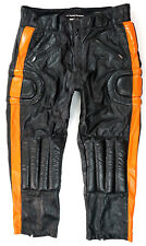 HARLEY DAVIDSON US Vintage Flat Track Pants Biker Motorrad Lederhose 40x26