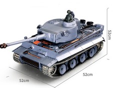 Heng langes Radio Fernbedienung RC Tank PRO deutscher Tiger Metallspuren 7,0 v UK