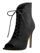 Onlymaker geschnürte Open Toe