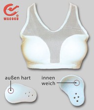Brustschutz Damen Chest Guard Wacoku Karate, Taekwondo, Kickboxen, Ju-Jutsu usw