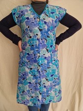 Nylon Dederon kittel schürze Vintage  Apron Gr. 164 -Original 70er Jahre