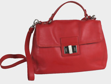 Mywalit Tasche Handtasche Damen mit Schultergurt rot Leder,sehr guter Zustand