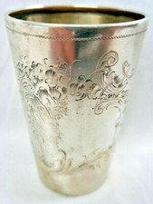 Antiker 800er Silber Becher / Trinkbecher / Weinbecher, Deutschland um 1900