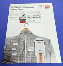 B13. Rowenta dress fit DA-55 Werbeanzeige Werbung Reklame 1987